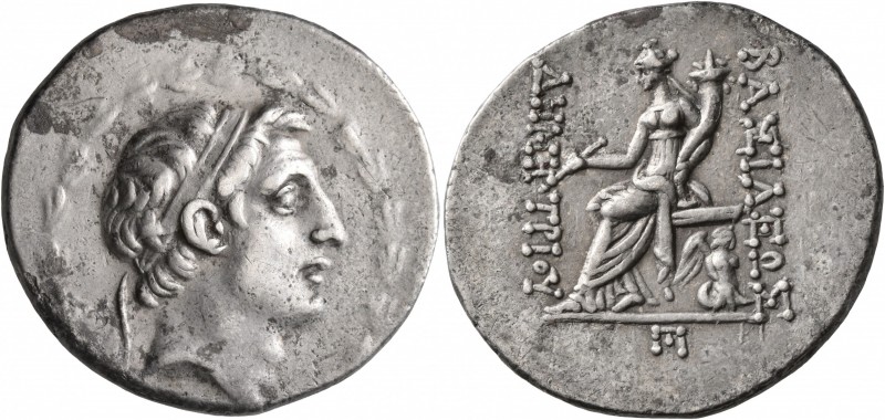 SELEUKID KINGS OF SYRIA. Demetrios I Soter, 162-150 BC. Tetradrachm (Silver, 32 ...