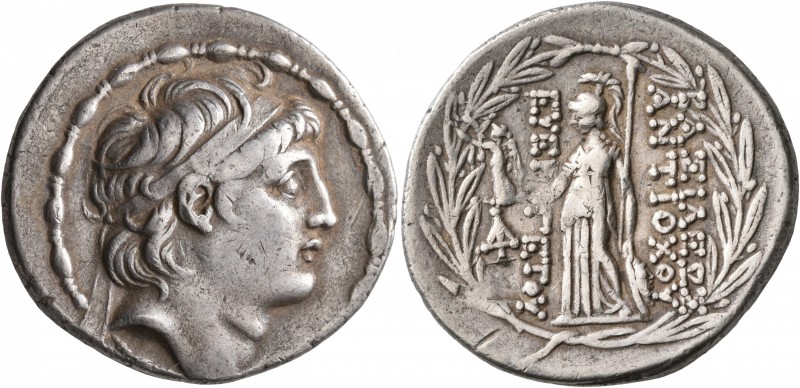 SELEUKID KINGS OF SYRIA. Antiochos VII Euergetes (Sidetes), 138-129 BC. Tetradra...