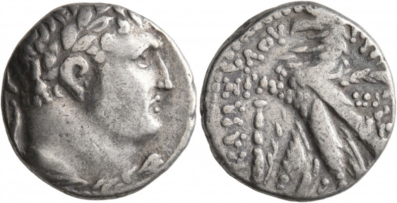 PHOENICIA. Tyre. 126/5 BC-AD 65/6. Half Shekel (Silver, 19 mm, 6.87 g, 1 h), CY ...