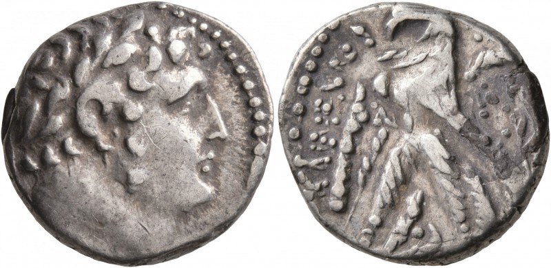 PHOENICIA. Tyre. 126/5 BC-AD 65/6. Half Shekel (Silver, 20 mm, 6.95 g, 1 h), unc...