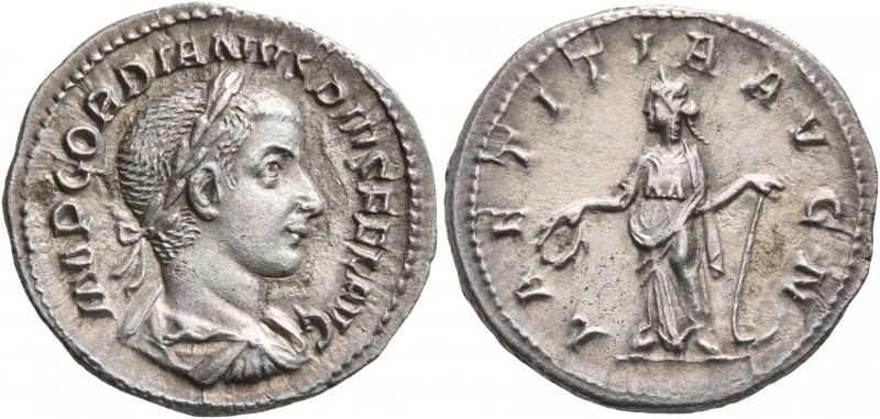 Gordian III, 238-244. Antoninianus (Silver, 20 mm, 3.00 g, 11 h), Rome, 241-243....