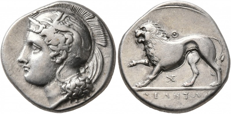 LUCANIA. Velia. Circa 334-300 BC. Didrachm or Nomos (Silver, 20 mm, 7.60 g, 2 h)...