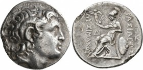 KINGS OF THRACE. Lysimachos, 305-281 BC. Tetradrachm (Silver, 28 mm, 16.51 g, 6 h), Amphipolis, circa 288/7-282/1 BC. Diademed head of Alexander the G...