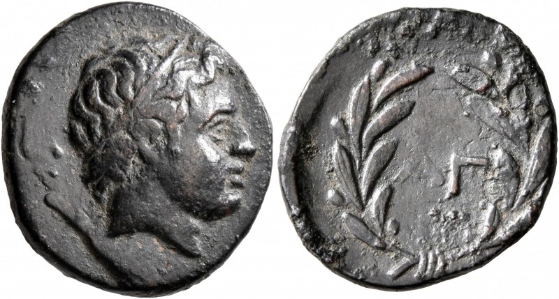 KINGS OF THRACE. Agathokles, son of Lysimachos, circa 290s-283/2 BC. AE (Bronze,...