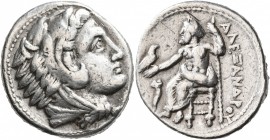 KINGS OF MACEDON. Alexander III ‘the Great’, 336-323 BC. Tetradrachm (Silver, 27 mm, 17.13 g, 7 h), Amphipolis, struck under Antipater, circa 322-320....