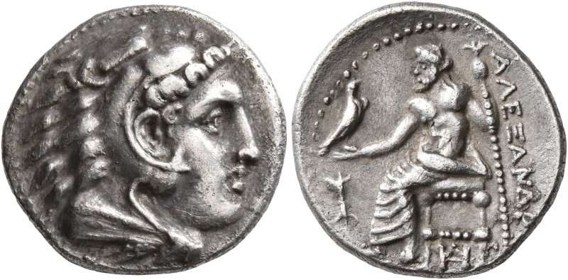 KINGS OF MACEDON. Alexander III ‘the Great’, 336-323 BC. Drachm (Silver, 17 mm, ...