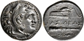 KINGS OF MACEDON. Alexander III ‘the Great’. AE (Bronze, 19 mm, 5.70 g, 12 h), uncertain mint in Western Asia Minor, circa 323-310. Head of Herakles t...