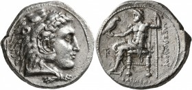 KINGS OF MACEDON. Alexander III ‘the Great’, 336-323 BC. Tetradrachm (Silver, 27 mm, 16.53 g, 1 h), Kition, under Pumiathon, circa 325-320. Head of He...