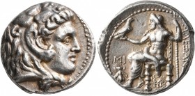 KINGS OF MACEDON. Alexander III ‘the Great’, 336-323 BC. Tetradrachm (Silver, 24 mm, 17.07 g, 3 h), Babylon I, struck under Seleukos I, circa 311-300 ...