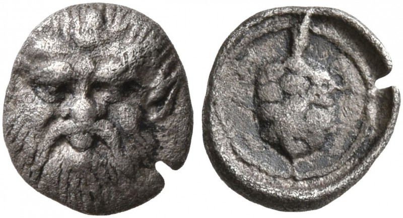 LESBOS. Methymna. Circa 350/30-250/40 BC. Hemiobol (Silver, 8 mm, 0.34 g, 5 h). ...