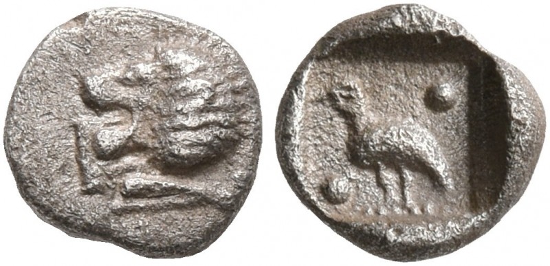 IONIA. Miletos. Late 6th-early 5th century BC. Tetartemorion (Silver, 6 mm, 0.23...
