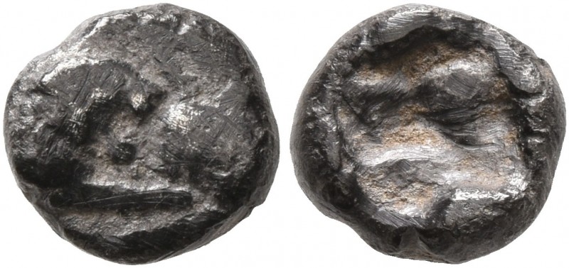 KINGS OF LYDIA. Kroisos, circa 560-546 BC. 1/12 Stater (Silver, 7 mm, 0.73 g), S...