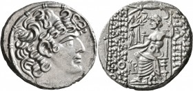 SYRIA, Seleukis and Pieria. Antioch. Aulus Gabinius, proconsul, 57-55 BC. Tetradrachm (Silver, 28 mm, 15.26 g, 1 h), in the name of Philip I Philadelp...
