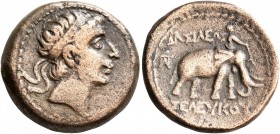 SELEUKID KINGS OF SYRIA. Seleukos II Kallinikos, 246-226 BC. AE (Bronze, 19 mm, 5.70 g, 7 h), Ekbatana. Diademed head of Seleukos II to right. Rev. ΒΑ...