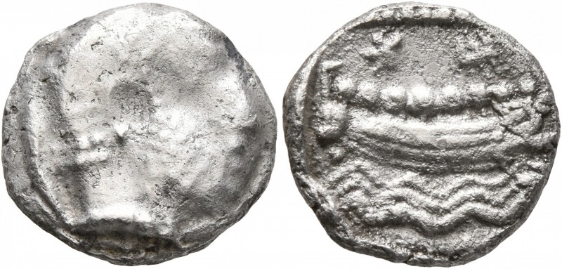 PHOENICIA. Arados. Circa 380-351/0 BC. 1/3 Stater (Silver, 15 mm, 3.22 g, 7 h). ...