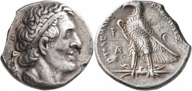 PTOLEMAIC KINGS OF EGYPT. Ptolemy I Soter, 305-282 BC. Tetradrachm (Silver, 26 mm, 13.58 g, 1 h), Alexandria, 294-282. Diademed head of Ptolemy I to r...