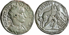THRACE. Hadrianopolis. Gordian III, 238-244. AE (Orichalcum, 30 mm, 15.15 g, 8 h). AΥT K M ANT ΓOPΔIANOC AΥ[Γ] Radiate, draped and cuirassed bust of G...