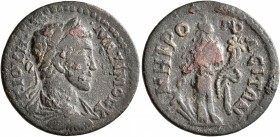 IONIA. Metropolis. Maximus, Caesar, 235/6-238. Diassarion (Orichalcum, 22 mm, 4.38 g, 6 h). Γ•Ι•ΟΥΗ• •ΜΑΞΙΜΟϹ•Κ Laureate, draped and cuirassed bust of...