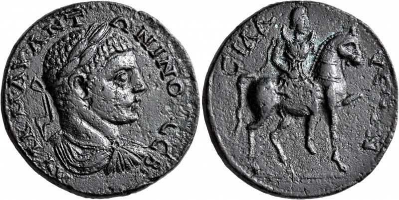 PAMPHYLIA. Sillyum. Caracalla, 198-217. Pentassarion (Bronze, 33 mm, 18.06 g, 7 ...