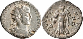 CILICIA. Seleucia ad Calycadnus. Gallienus, 253-268. Tetrassarion (Bronze, 30 mm, 9.47 g, 7 h). [AY] K ΠΟ ΛIKIN ΓAΛΛIHNON Radiate and cuirassed bust o...