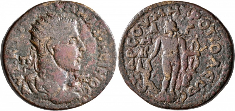 CILICIA. Tarsus. Maximinus I, 235-238. Hexassarion (Bronze, 36 mm, 28.16 g, 7 h)...