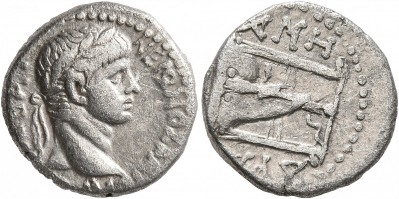 SYRIA, Seleucis and Pieria. Antioch. Nero, 54-68. Drachm (Silver, 15 mm, 3.66 g,...