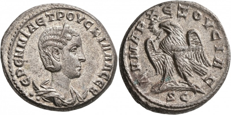 SYRIA, Seleucis and Pieria. Antioch. Herennia Etruscilla, Augusta, 249-251. Tetr...