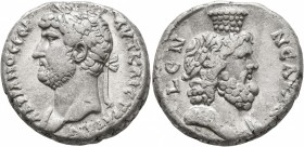 EGYPT. Alexandria. Hadrian, 117-138. Tetradrachm (Billon, 25 mm, 13.36 g, 12 h), RY 19 = 134/5. ΑΥΤ ΚΑΙϹ ΤΡΑΙΑΝ ΑΔΡΙΑΝΟϹ ϹЄΒ Laureate head of Hadrian ...