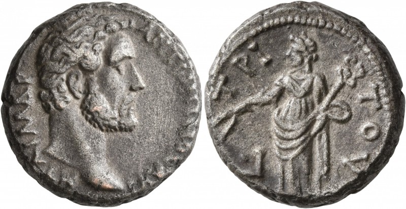 EGYPT. Alexandria. Antoninus Pius, 138-161. Tetradrachm (Billon, 23 mm, 13.19 g,...