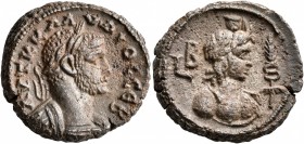 EGYPT. Alexandria. Claudius II Gothicus, 268-270. Tetradrachm (Bronze, 21 mm, 10.49 g, 1 h), RY 2 = 269-270. AΥT K KΛAΥΔIOC CЄB Laureate and cuirassed...
