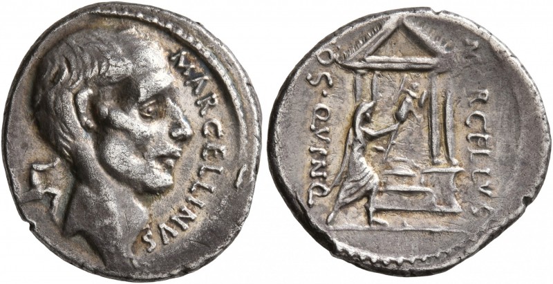 P. Cornelius Lentulus Marcellinus, 50 BC. Denarius (Silver, 19 mm, 3.82 g, 4 h),...