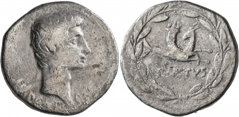 Augustus, 27 BC-AD 14. Cistophorus (Silver, 26 mm, 11.39 g, 1 h), Ephesus, circa...