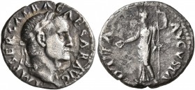 Galba, 68-69. Denarius (Silver, 18 mm, 3.00 g, 6 h), Rome, July 68-January 69. IMP SER GALBA CAESAR AVG Laureate head of Galba to right. Rev. DIVA AVG...