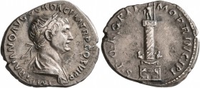 Trajan, 98-117. Denarius (Silver, 20 mm, 3.09 g, 7 h), Rome, 113-114. IMP TRAIANO AVG GER DAC P M TR P COS VI P P Laureate, draped and cuirassed bust ...