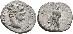 Clodius Albinus, as Caesar, 193-195. Denarius (Silver, 18 mm, 3.43 g, 11 h), Rome, 194-195. D CLOD SEPT ALBIN CAES Bare head of Clodius Albinus to rig...