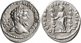 Septimius Severus, 193-211. Denarius (Silver, 19 mm, 3.25 g, 1 h), Laodicea, 198-202. L SEPT SEV AVG IMP XI PART MAX Laureate head of Septimius Severu...