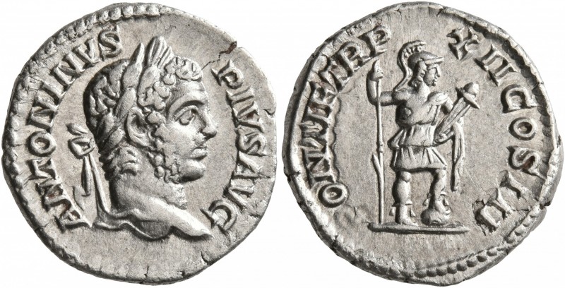 Caracalla, 198-217. Denarius (Silver, 18 mm, 3.25 g, 7 h), Rome, 209. ANTONINVS ...