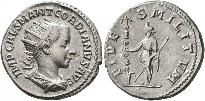 Gordian III, 238-244. Antoninianus (Silver, 21 mm, 4.82 g, 12 h), Antiochia, 238...