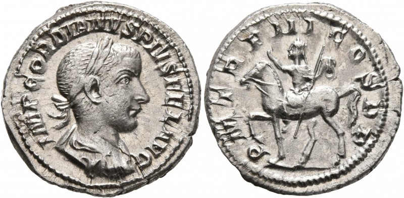 Gordian III, 238-244. Denarius (Silver, 20 mm, 3.52 g, 5 h), Rome, 240. IMP GORD...