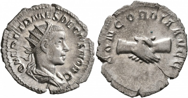 Herennius Etruscus, as Caesar, 249-251. Antoninianus (Silver, 23 mm, 2.76 g, 2 h...