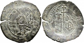 Theodore Comnenus-Ducas, as emperor of Thessalonica, 1225/7-1230. Aspron Trachy (Bronze, 29 mm, 3.61 g, 6 h), Thessalonica, circa 1227-1228. O[...] ΔH...