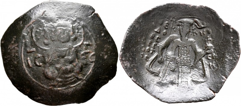 Theodore Comnenus-Ducas, as emperor of Thessalonica, 1225/7-1230. Trachy (Bronze...