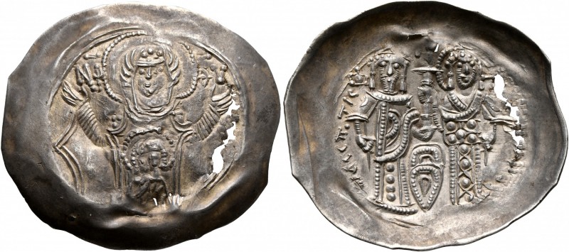 John III Ducas (Vatatzes), emperor of Nicaea, 1222-1254. Aspron Trachy (Silver, ...