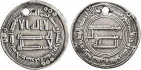 ISLAMIC, 'Abbasid Caliphate. temp. Al-Saffah, AH 132-136 / AD 749-754. Dirham (Silver, 24 mm, 2.76 g, 12 h), Ardashir Khurra, AH 134 = AD 751/2. SICA ...