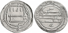 ISLAMIC, 'Abbasid Caliphate. temp. Al-Mahdi, AH 158-169 / AD 775-785. Dirham (Silver, 23 mm, 2.75 g, 11 h), Kirman, AH 167 = AD 783/4. SICA III, 1167....