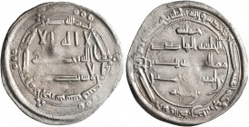 ISLAMIC, 'Abbasid Caliphate. temp. Al-Hadi, AH 169-170 / AD 785-786. Dirham (Silver, 26 mm, 2.75 g, 10 h), citing the governor Khuzayma ibn Khazim al ...