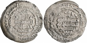 ISLAMIC, Persia (Pre-Seljuq). Samanids. Mansur I ibn Nuh, AH 350-365 / AD 961-976. Dirham (Silver, 34 mm, 3.62 g, 7 h), Balkh, AH 359 = AD 969/970. Al...