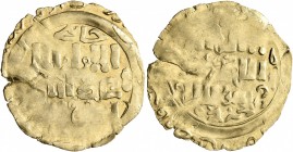 ISLAMIC, Mongols. Great Khans. temp. Ögedei, AH 624-639 / AD 1227-1241. Dinar (Electrum, 24 mm, 2.04 g, 6 h), without any Mongol title, Khujanda, circ...