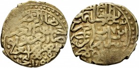 ISLAMIC, Ottoman Empire. Sulayman II Qanuni ('the Lawgiver'), AH 926-974 / AD 1520-1566. Ashrafi (Gold, 19 mm, 3.34 g, 9 h), Misr, AH 927 = AD 1520. P...
