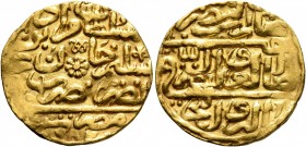 ISLAMIC, Ottoman Empire. Murad III, AH 982-1003 / AD 1574-1595. Sultani (Gold, 19 mm, 3.34 g, 1 h), Misr, AH 982 = AD 1574. Pere 273. Sultan 9641. Nea...
